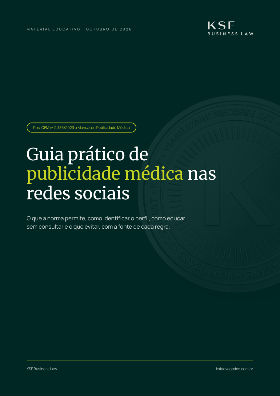 Capa do Guia prático de publicidade médica nas redes sociais
